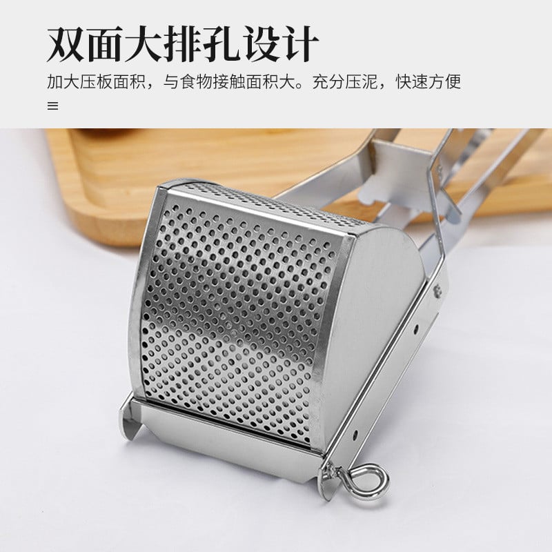 2022 m. bulvių trintuvas nerūdijančio plieno bulvių spaudimo staklės Sunkus bulvių trintuvas, skirtas kūdikių maistui, vaisių ir daržovių sulčiaspaudė