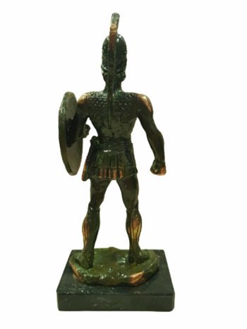 Статуетка Ahelos, Арис, Метална, Зелена оксидация, 16 см