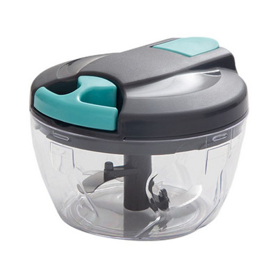 Mažas rankinis daržovių smulkintuvas 3/5 peiliukų rankinis maišytuvas mėsos svogūnų salotoms imbiero vaisiams česnakams smulkinti lengvas