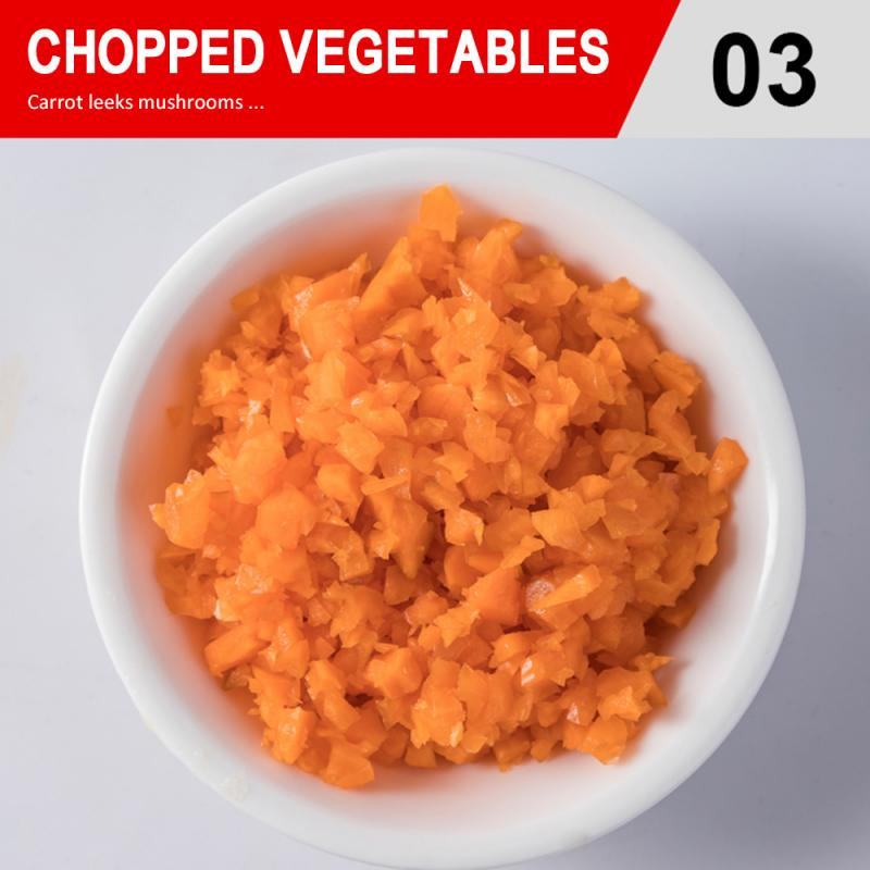 Višenamjenski ručni procesor hrane Sjeckalica za povrće i voće Kuhinjski stroj za mljevenje mesa Sjeckalica Drobilica za češnjak Rezač Triturador