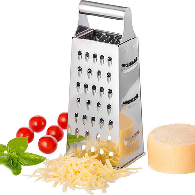 Oțel inoxidabil 4 lame cutie de uz casnic răzătoare container multifuncțional tăietor de legume ustensile de bucătărie mașină de tăiat brânză manuală