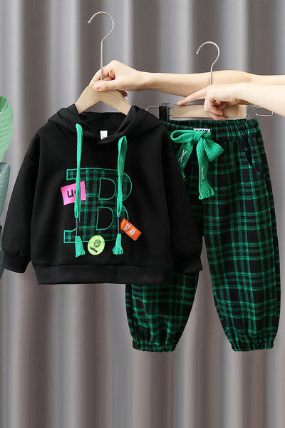 Dječji set s vezicama i kapuljačom