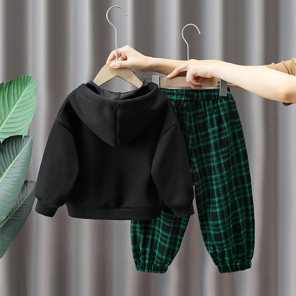 Dječji set s vezicama i kapuljačom