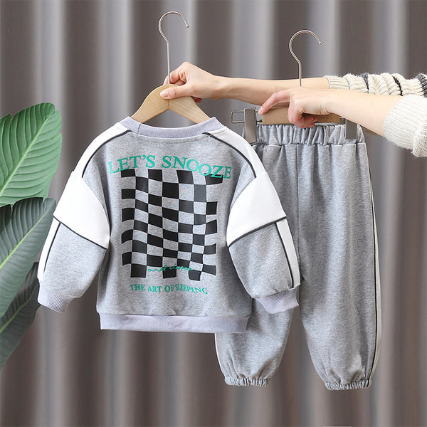 Dječji ležerni set hlača i bluza za dječake