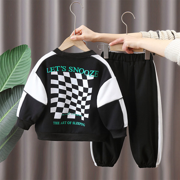 Dječji ležerni set hlača i bluza za dječake