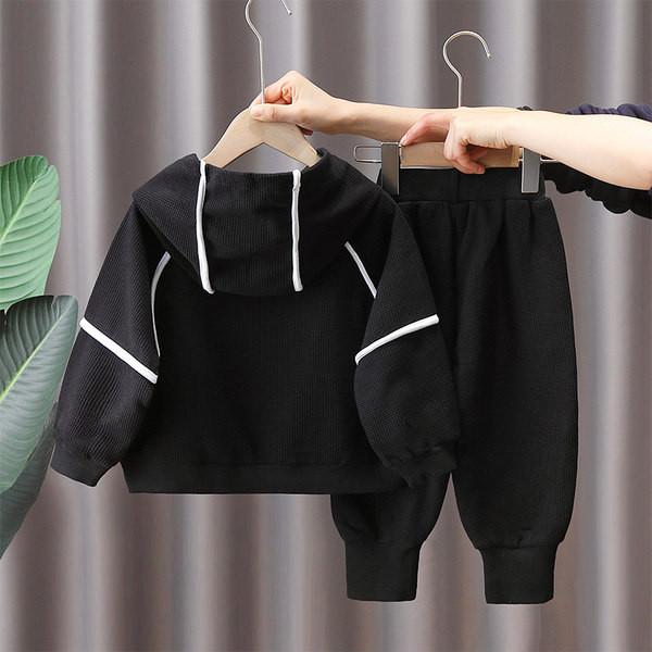 Dječji set s printom i kapuljačom