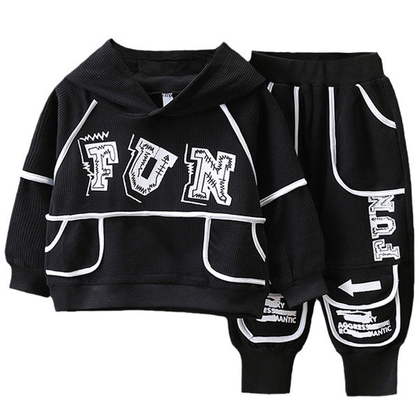 Dječji set s printom i kapuljačom