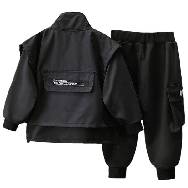 Elegantan set hlača i jakne s džepom za dječake