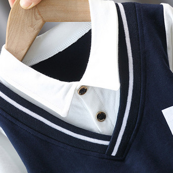 Елегантен комплект от две части - блуза и панталон за момчета