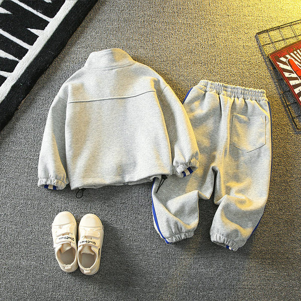 Trenirka s patentnim zatvaračem, komplet hlača i jakne za dječake