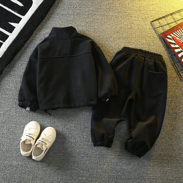 Trenirka s patentnim zatvaračem, komplet hlača i jakne za dječake