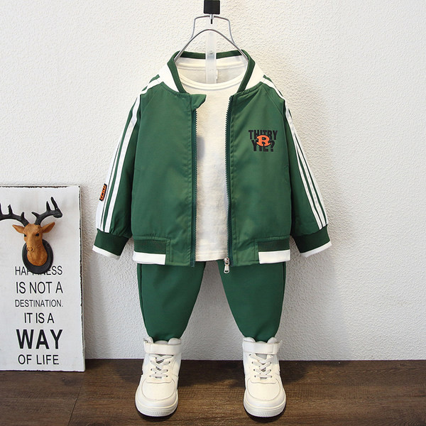 Sportinis vaikiškas rinkinys su užtrauktuku ir kišene