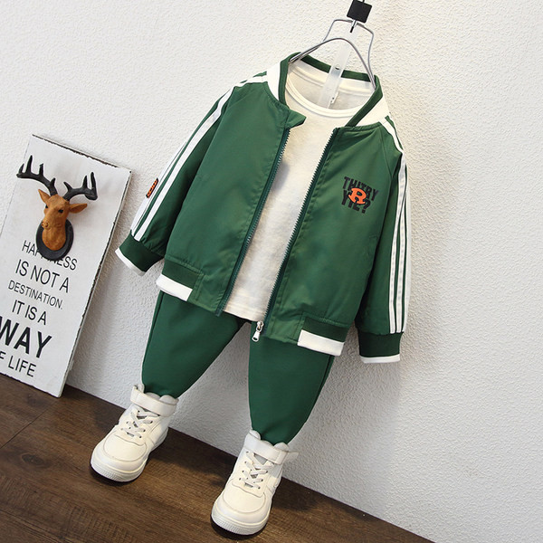 Sportinis vaikiškas rinkinys su užtrauktuku ir kišene