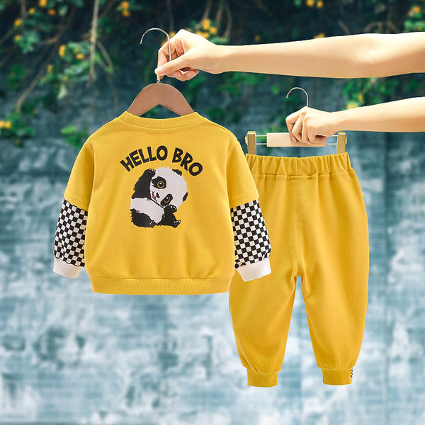 Set sport din doua piese pentru baieti cu litere