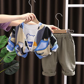 Trodijelni casual dječji set za dječake