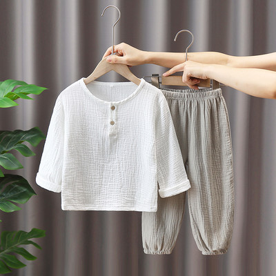 Vaikiškų plačių kelnių ir palaidinių komplektas berniukams