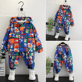 Novi dječji model za dječake s printom u dva dijela