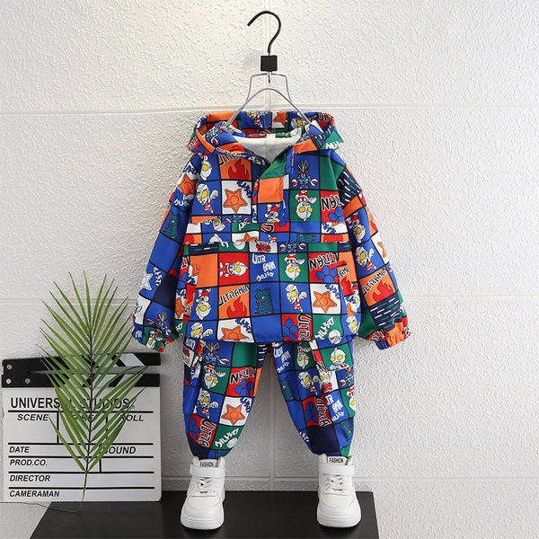 Novi dječji model za dječake s printom u dva dijela