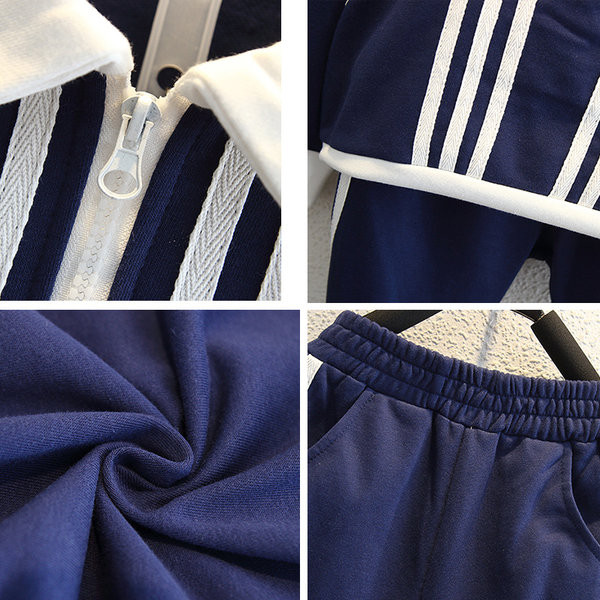 Novi ležerni dvodijelni komplet - bluza sa kragnom i hlače