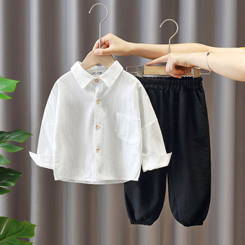 Детски комплект от две части - панталон с риза