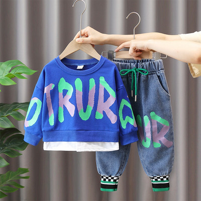 Set de zi cu zi pentru copii din două piese cu motive colorate