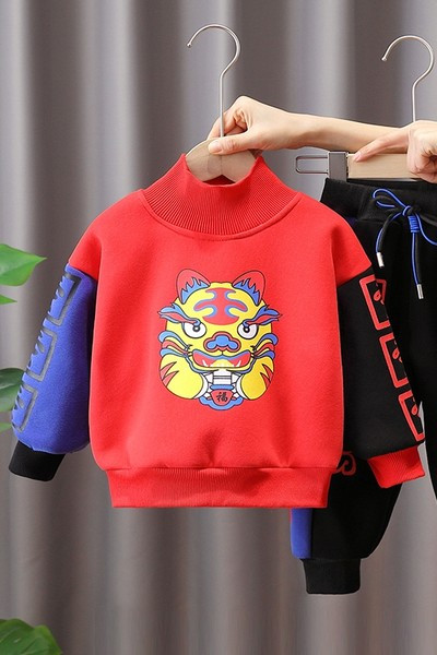 Dviejų dalių vaikiška laisvalaikio sportinė apranga berniukams