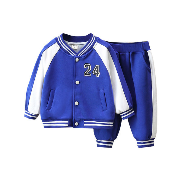 Vaikiškas dviejų dalių rinkinys su kišene ir užrašu berniukams