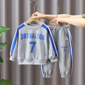 Dječji dvodijelni sportski komplet s printom za dječake