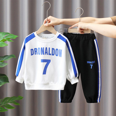 Dječji dvodijelni sportski komplet s printom za dječake