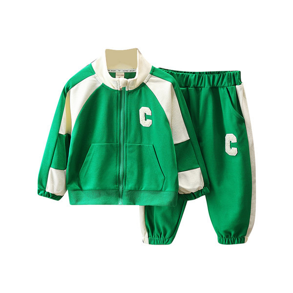 Vaikiškas dviejų dalių sportinis komplektas, megztinis su kelnėmis