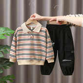 Set de bluze cu guler de buzunar pentru băieți