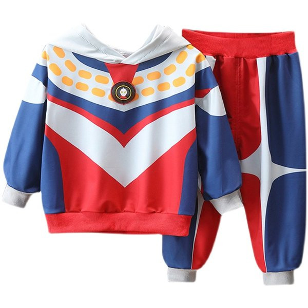 Įprastas dviejų dalių rinkinys su raštu berniukams