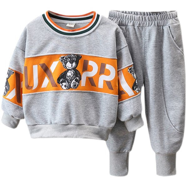 Dviejų dalių vaikiška sportinė apranga berniukams - kelnės ir palaidinė