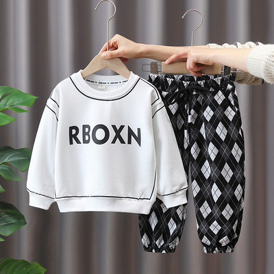 Set casual din doua piese pentru baieti - pantaloni cu bluza