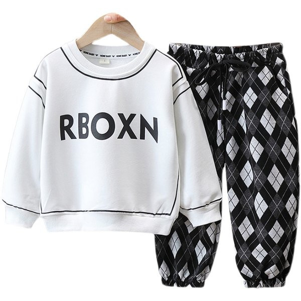 Set casual din doua piese pentru baieti - pantaloni cu bluza