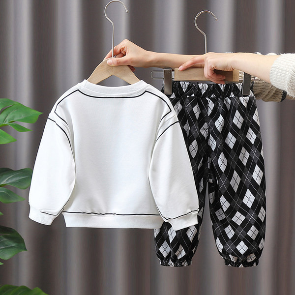 Set casual din doua piese pentru baieti - pantaloni cu bluza