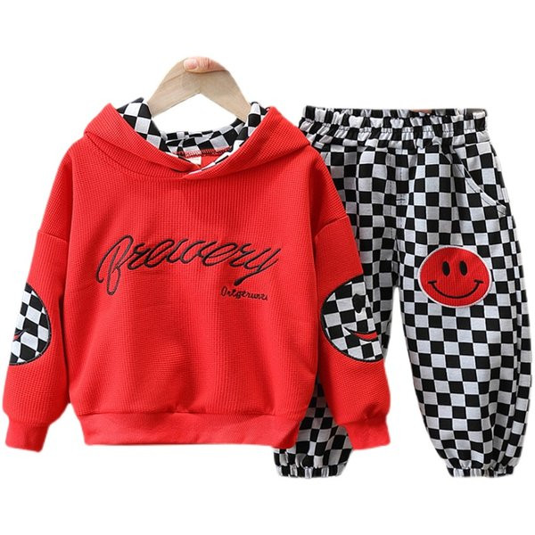 Dječji set za dječake sa natpisom i aplikacijom