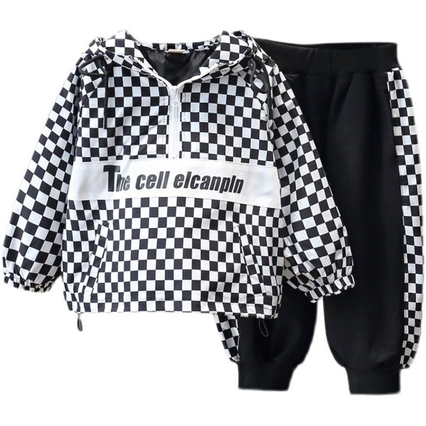 Dječji set s patentnim zatvaračem i kapuljačom