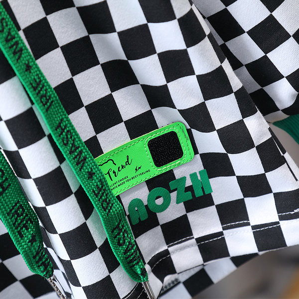 Dječji ležerni dvodijelni komplet s bluzom s kapuljačom i hlačama