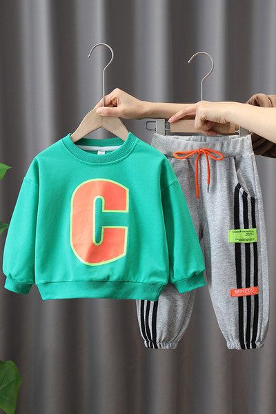 Dječji dvodijelni sportski komplet - hlače na vezice i bluza