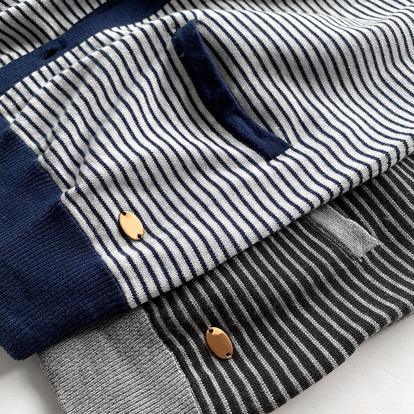 Muški ležerni kardigan s V-izrezom na kopčanje