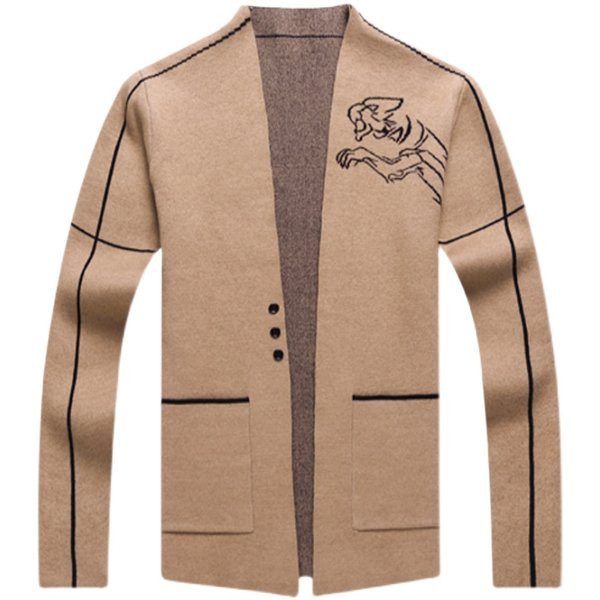 Vékony szabású férfi kardigán finom kötésből