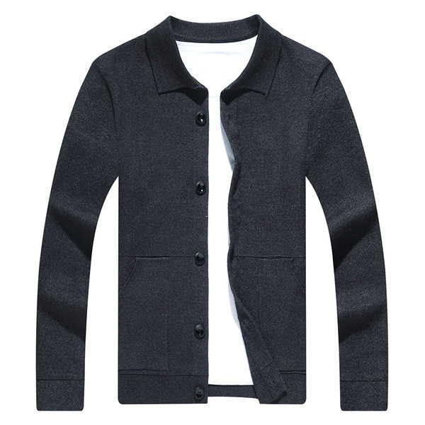Vestă pentru bărbați cu guler și nasturi clasici