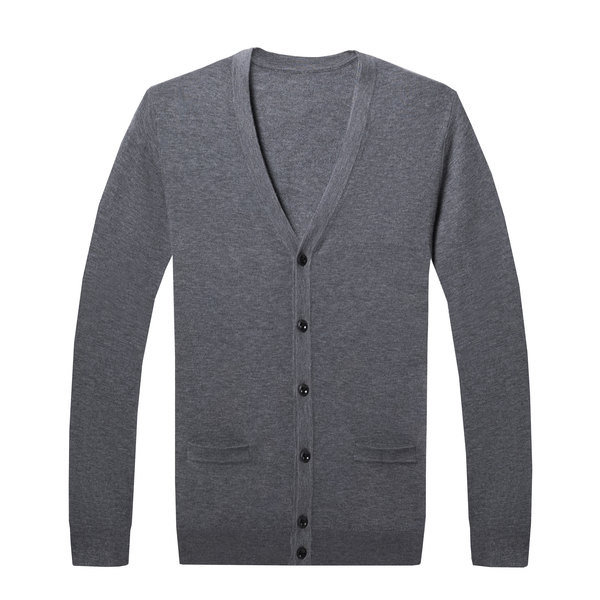 Ležerni kardigan na kopčanje za muškarce