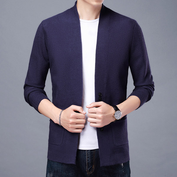 Cardigan slim-fit pentru bărbați