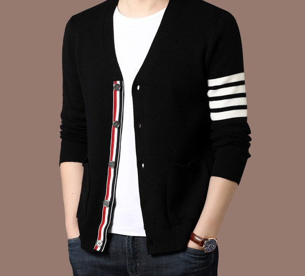 Cardigan casual pentru barbati in trei culori