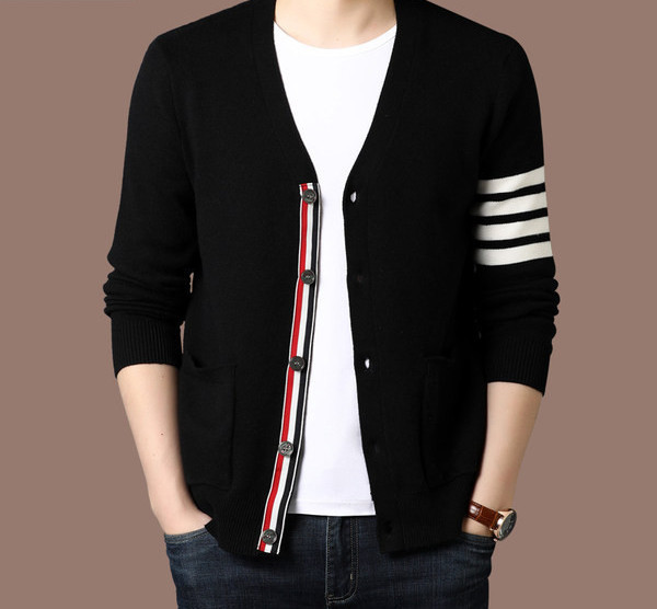 Cardigan casual pentru barbati in trei culori