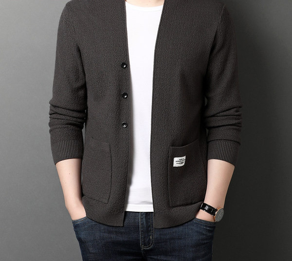 Dviejų spalvų laisvalaikio vyriška liemenė su kišene