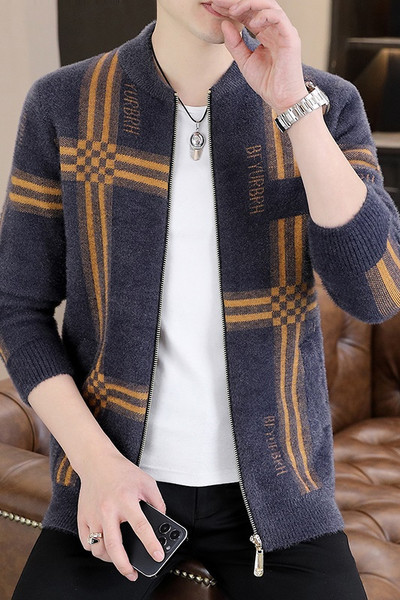 Férfi plüss cipzáras mellény