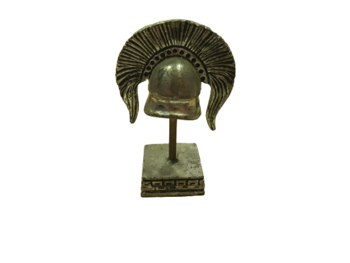 Статуетка Ahelos, Шлем, Метален, 6х3 см